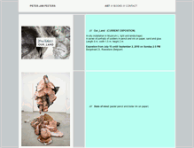 Tablet Screenshot of pieterjanpeeters.com